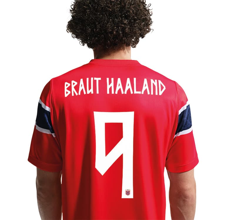 Nike NORGE Youth Stadium Home Jersey BRAUT HAALAND2026
