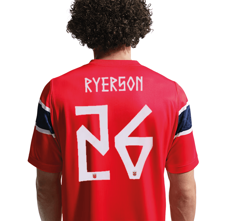 Nike NORGE Youth Stadium Home Jersey RYERSON 2026