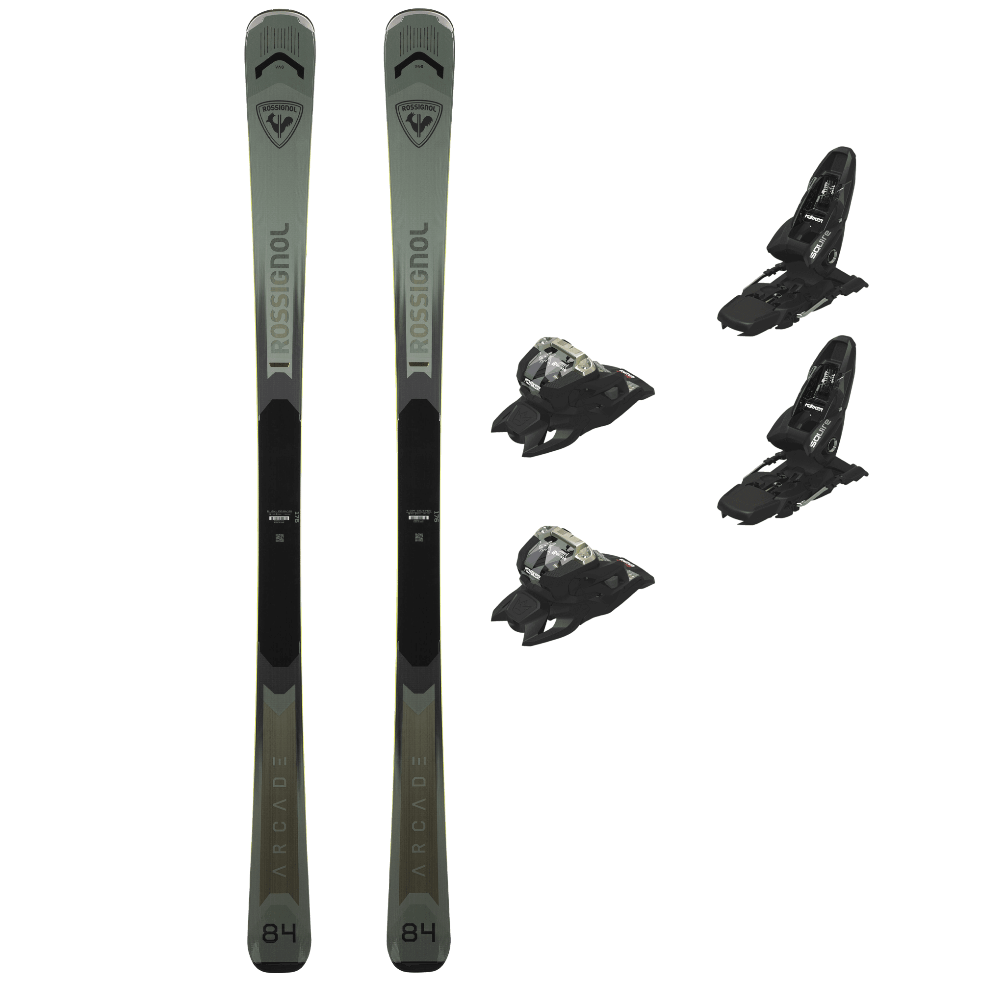 ROSSIGNOL ARCADE 84 OPEN & MARKER Squire 11, 90mm ROSSIGNOL ARCADE 84 OPEN & MARKER Squire 11, 90mm